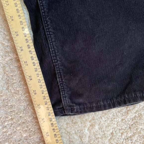 Banana Republic Mens 32x32 Corduroy Pants Black Pima Cotton Straight Leg - Picture 9 of 11